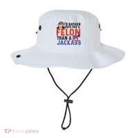 I’D Rather Vote For A Felon Than A Jack Ass Bucket Hat thumb 0