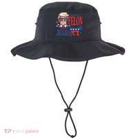 ID Rather Vote For A Felon Than A Jackass Trump America Bucket Hat thumb 0
