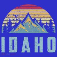 Idaho Retro Vintage Mountains Hiking Nature Gift T-Shirt thumb 7