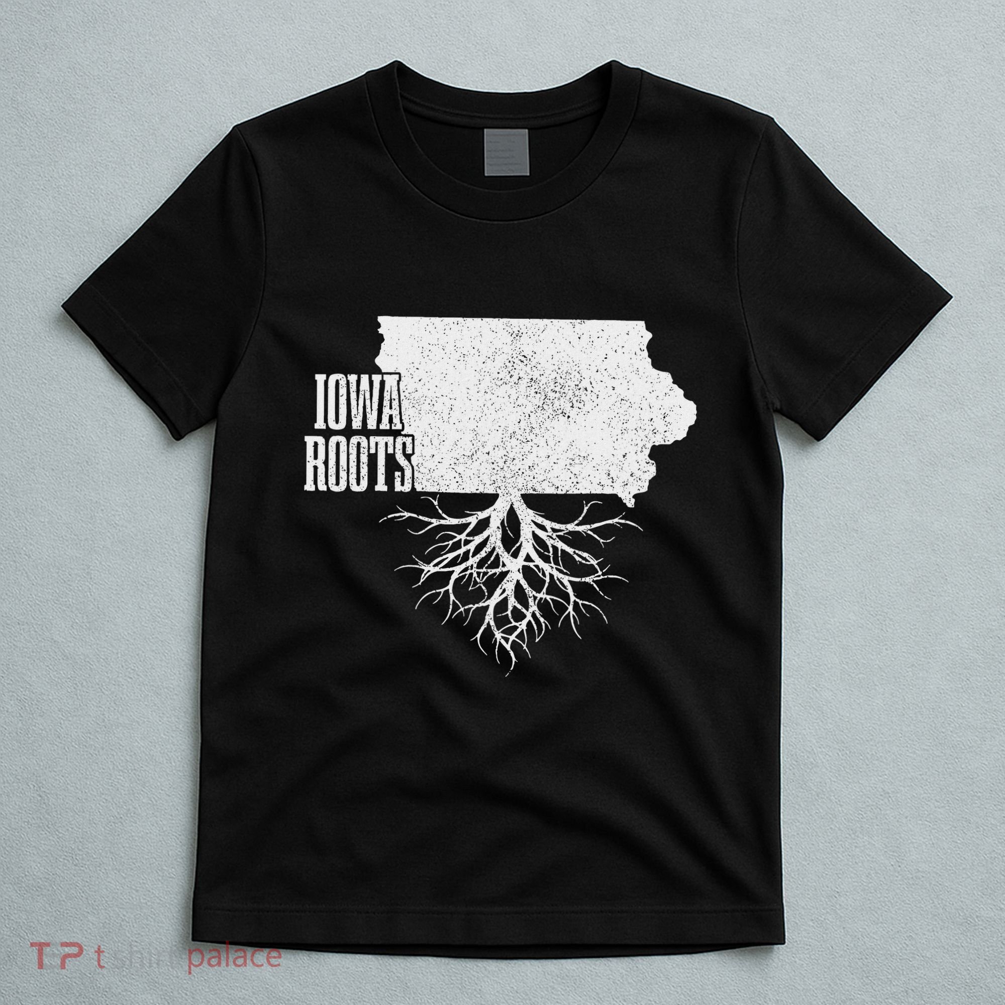 Iowa Roots Vintage Usa America California T-Shirt
