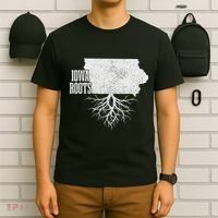 Iowa Roots Vintage Usa America California T-Shirt thumb 6