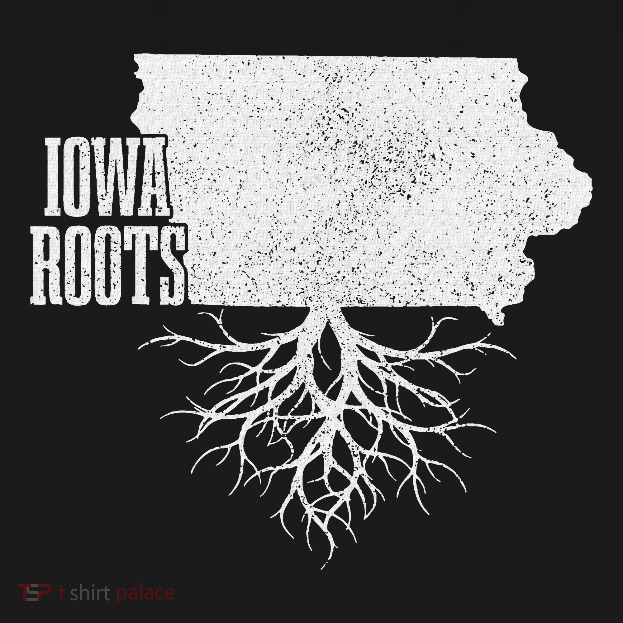 Iowa Roots Vintage Usa America California T-Shirt