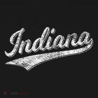 Indiana Retro Vintage Baseball Sports Script Flag Swoosh T-Shirt thumb 7