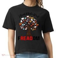 I Read What I Want Banned Books Week Librarian Comfort Colors Boxy T-Shirt thumb 0