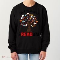 I Read What I Want Banned Books Week Librarian Women's Sweatshirt thumb 0