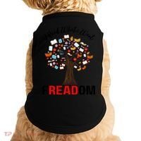 I Read What I Want Banned Books Week Librarian Doggie Tank thumb 0