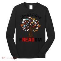 I Read What I Want Banned Books Week Librarian Long Sleeve Shirt thumb 0