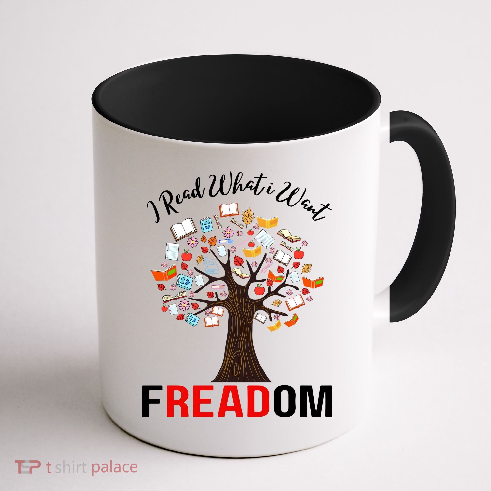 I Read What I Want Banned Books Week Librarian Coffee Mug