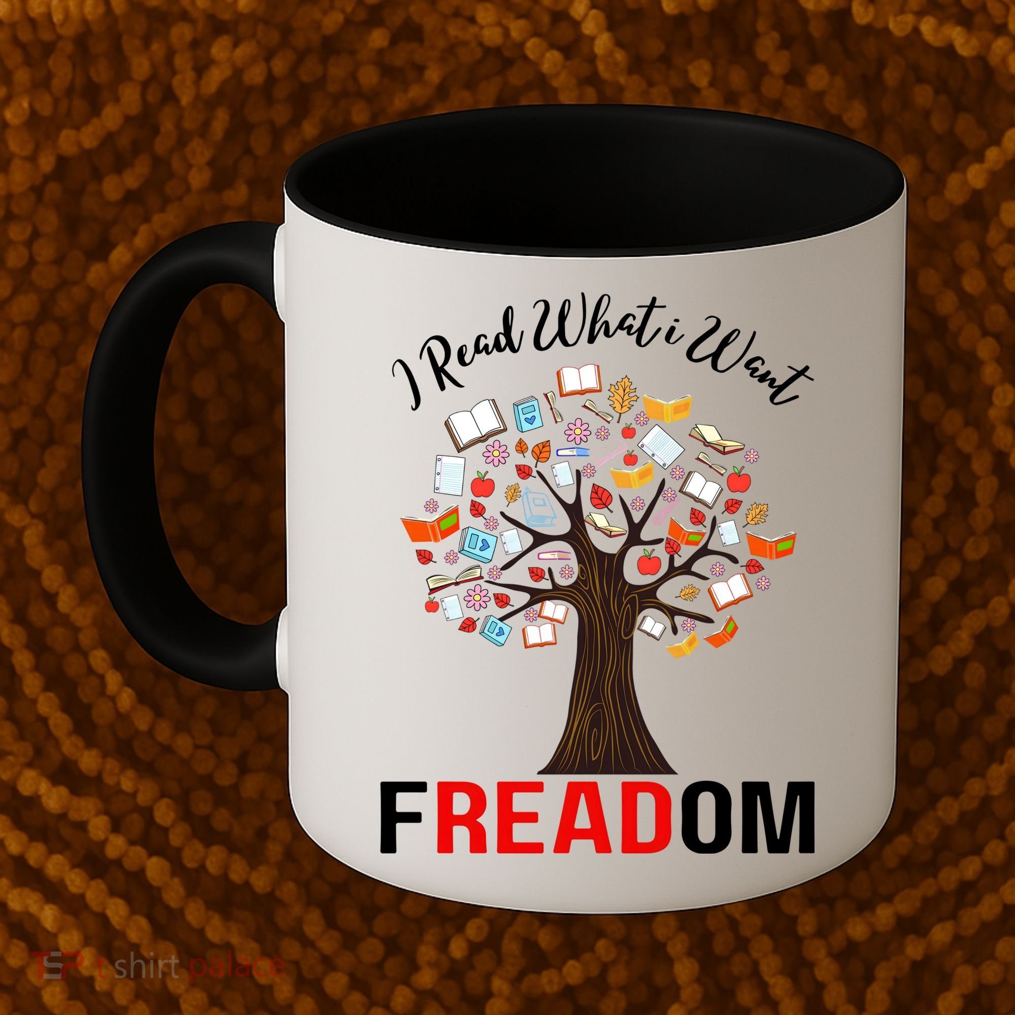 I Read What I Want Banned Books Week Librarian Coffee Mug