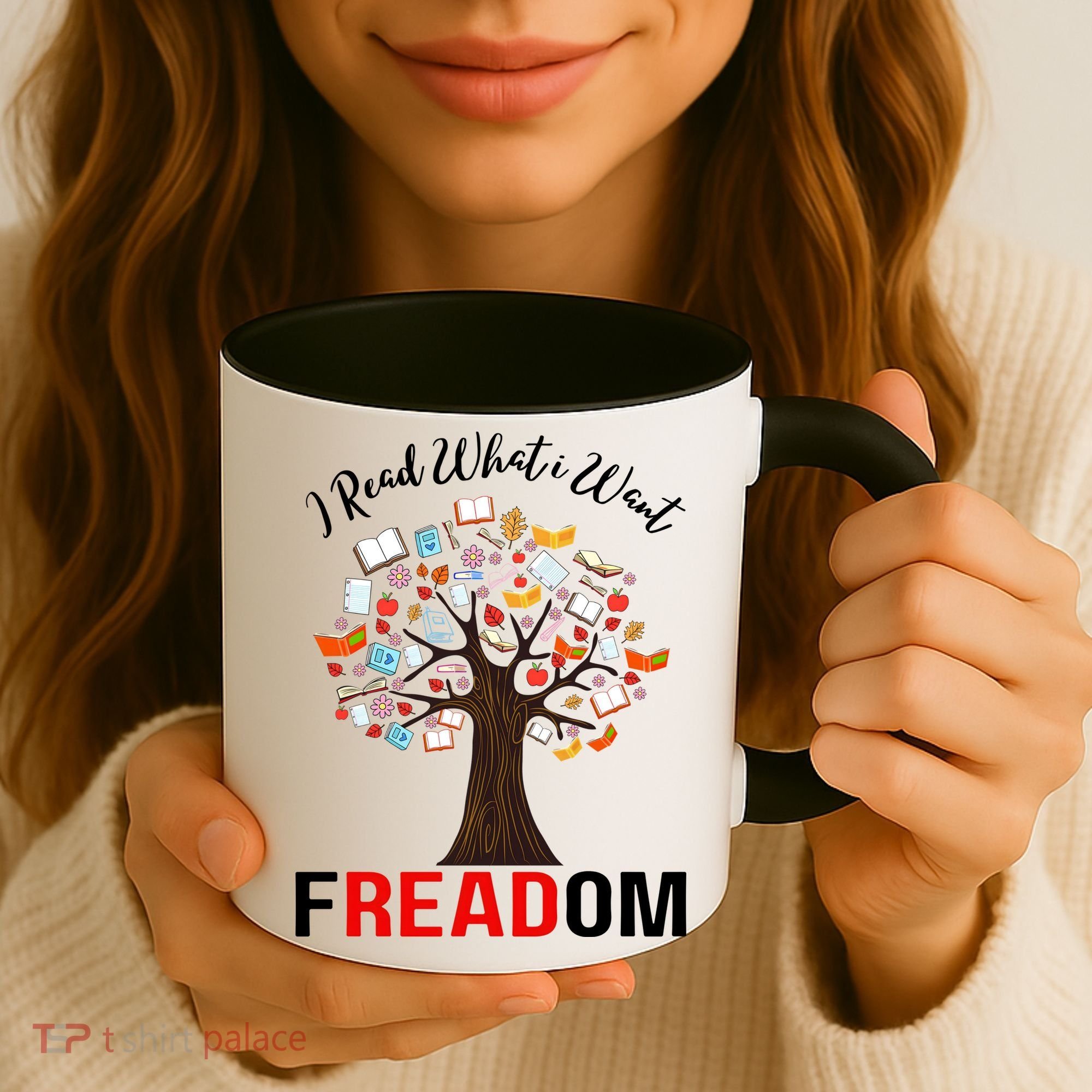 I Read What I Want Banned Books Week Librarian Coffee Mug