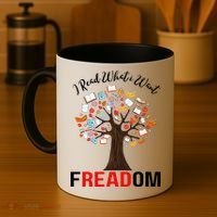 I Read What I Want Banned Books Week Librarian Coffee Mug thumb 4
