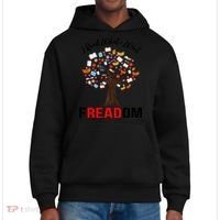 I Read What I Want Banned Books Week Librarian District V.I.T. Heavyweight Hoodie thumb 0