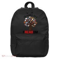 I Read What I Want Banned Books Week Librarian 16 in Basic Backpack thumb 0