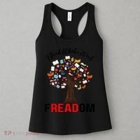 I Read What I Want Banned Books Week Librarian Women's Tank Top thumb 3
