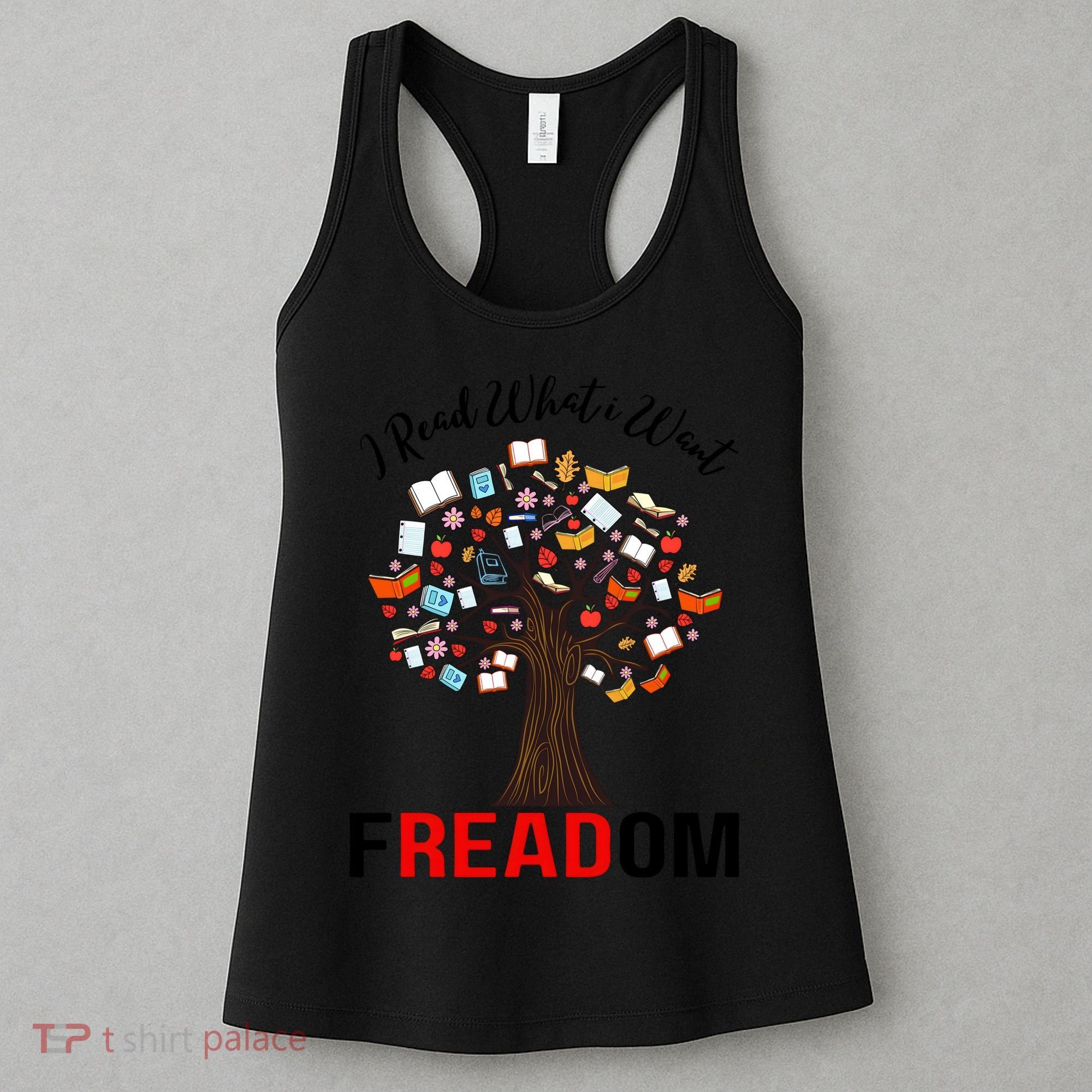 I Read What I Want Banned Books Week Librarian Women's Tank Top