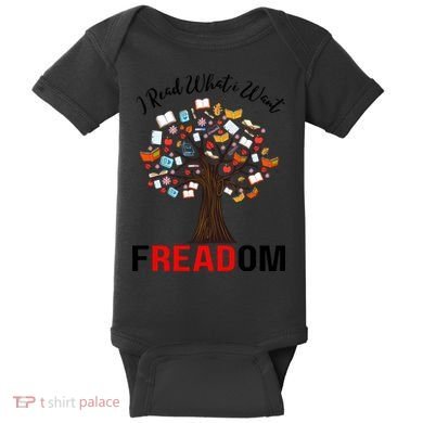 I Read What I Want Banned Books Week Librarian Baby Bodysuit