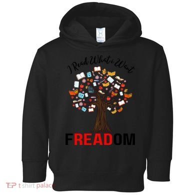 I Read What I Want Banned Books Week Librarian Toddler Hoodie