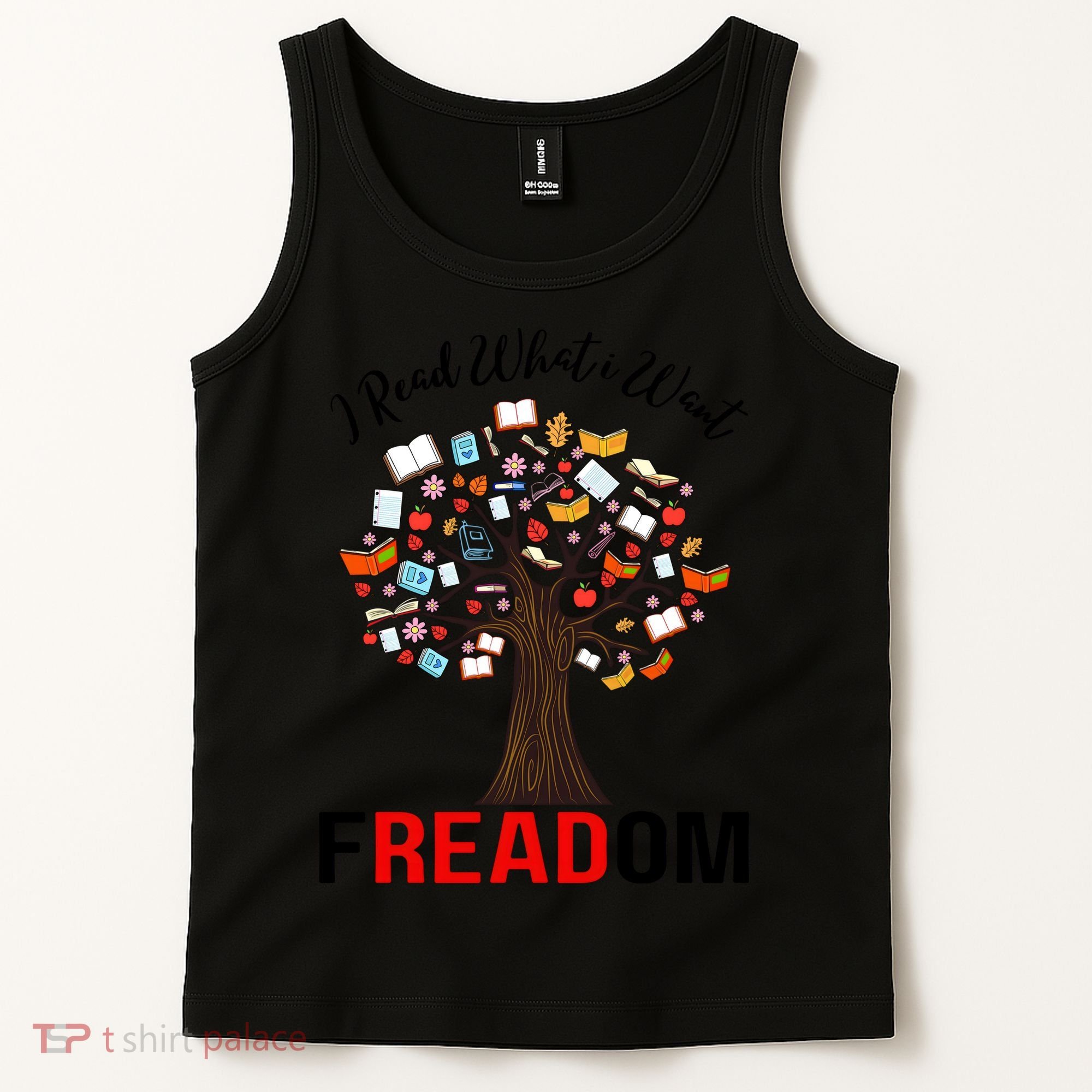 I Read What I Want Banned Books Week Librarian Tank Top