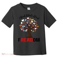 I Read What I Want Banned Books Week Librarian Toddler T-Shirt thumb 0
