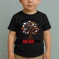 I Read What I Want Banned Books Week Librarian Toddler T-Shirt thumb 2