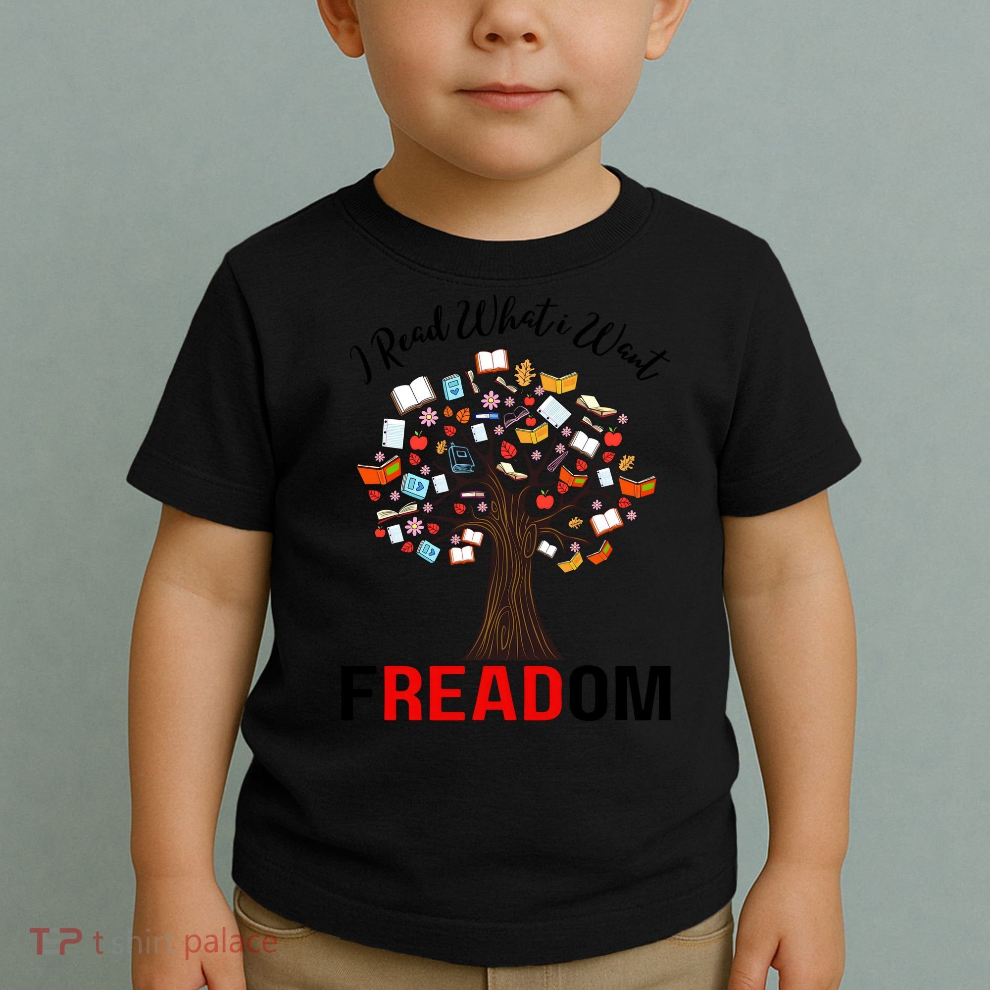 I Read What I Want Banned Books Week Librarian Toddler T-Shirt