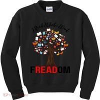 I Read What I Want Banned Books Week Librarian Kids Sweatshirt thumb 0