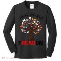 I Read What I Want Banned Books Week Librarian Kids Long Sleeve Shirt thumb 0