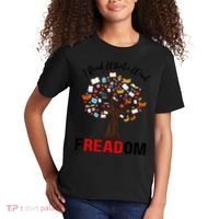 I Read What I Want Banned Books Week Librarian Kids T-Shirt thumb 2