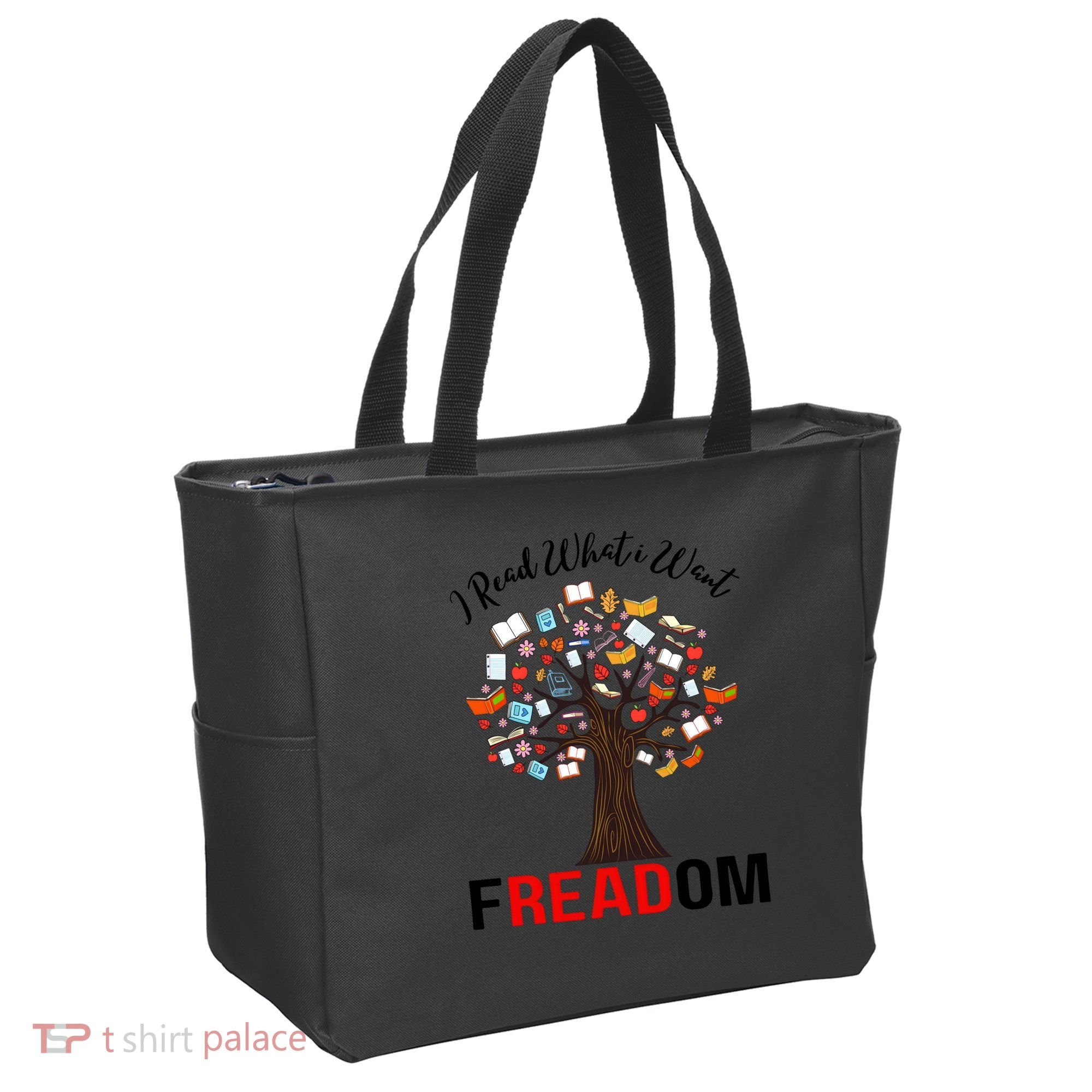 I Read What I Want Banned Books Week Librarian Tote Bag
