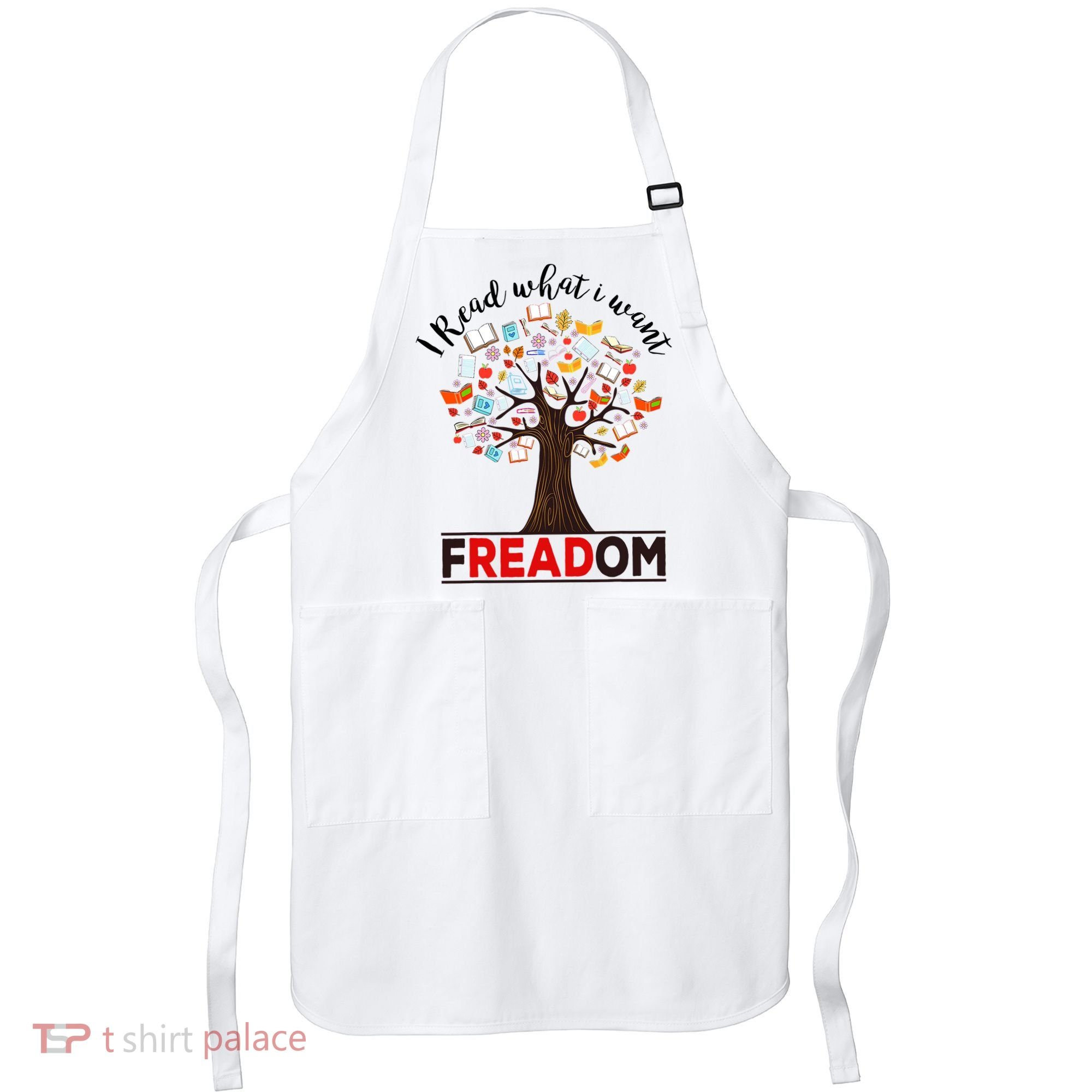 I Read What I Want Banned Books Week Librarian Apron