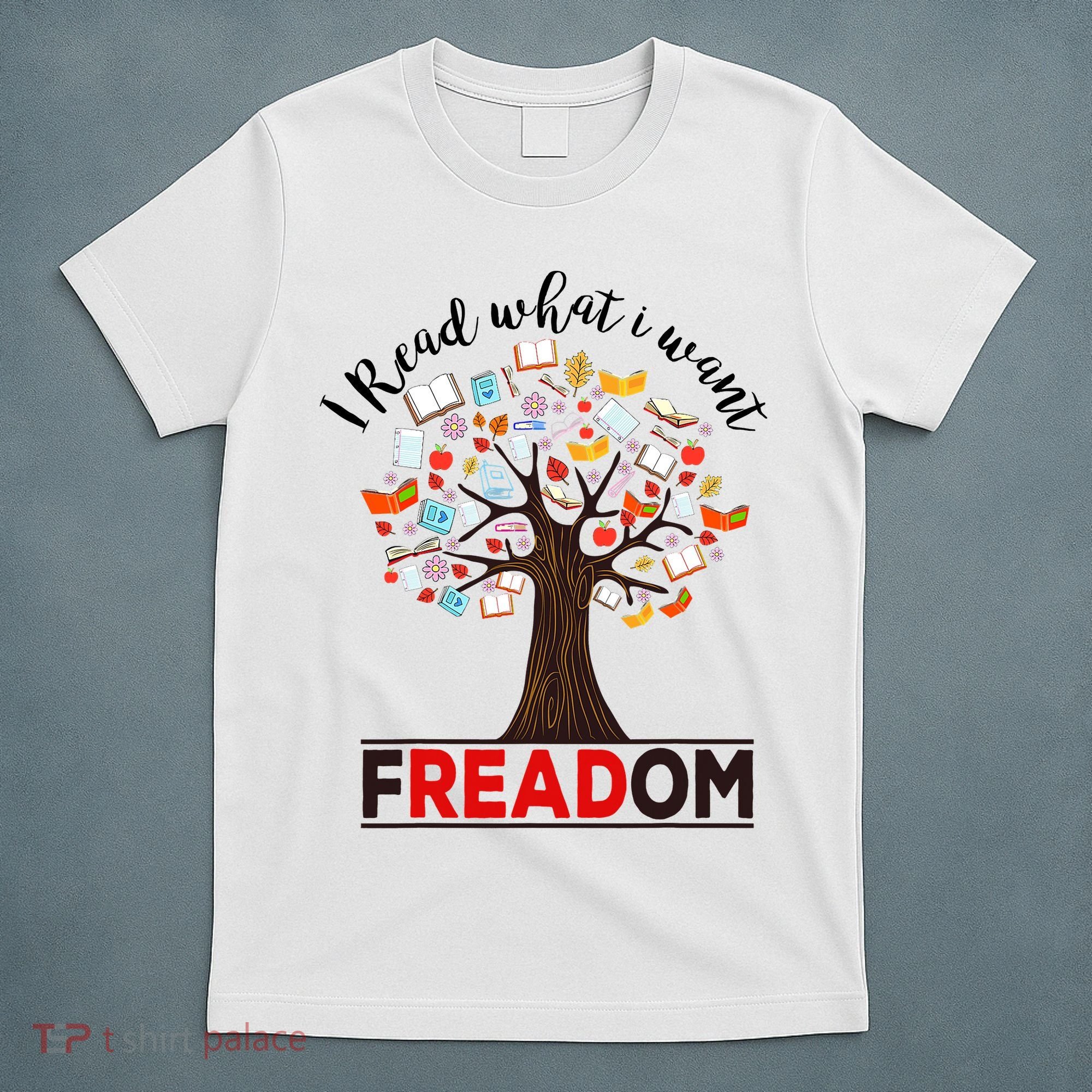 I Read What I Want Banned Books Week Librarian T-Shirt