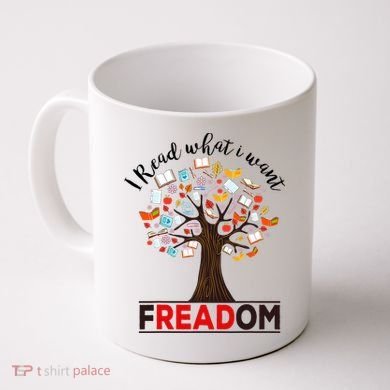 I Read What I Want Banned Books Week Librarian Coffee Mug