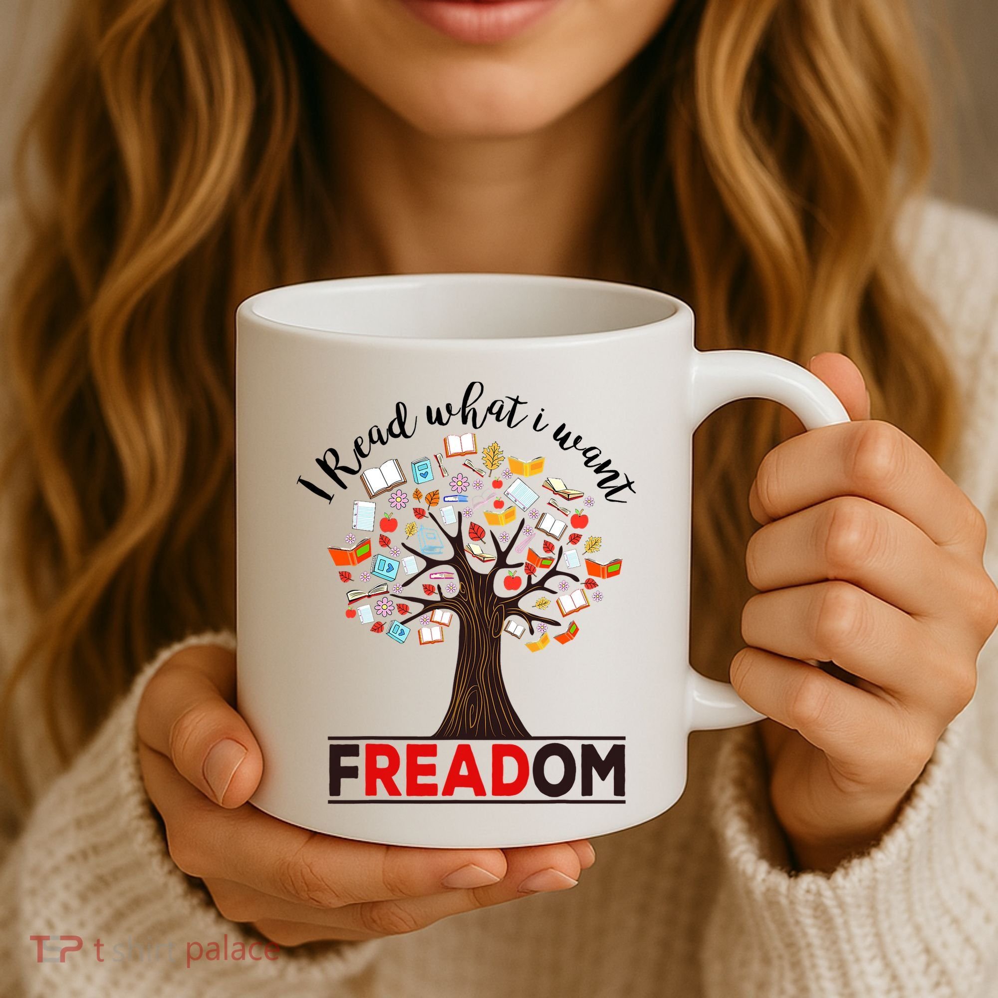 I Read What I Want Banned Books Week Librarian Coffee Mug