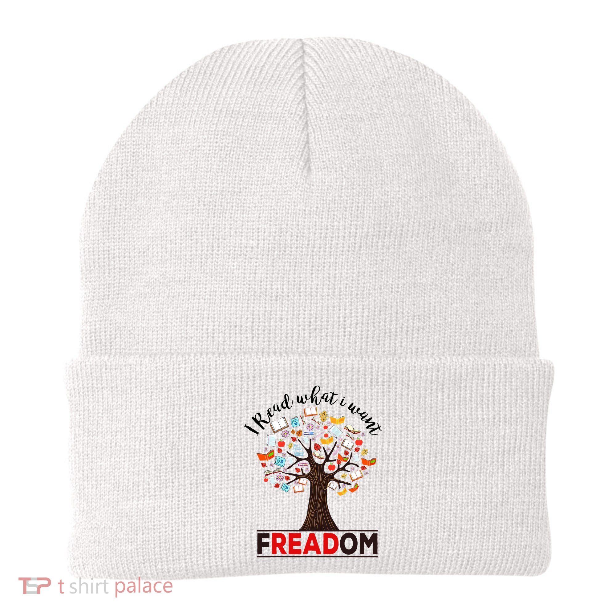 I Read What I Want Banned Books Week Librarian Beanie
