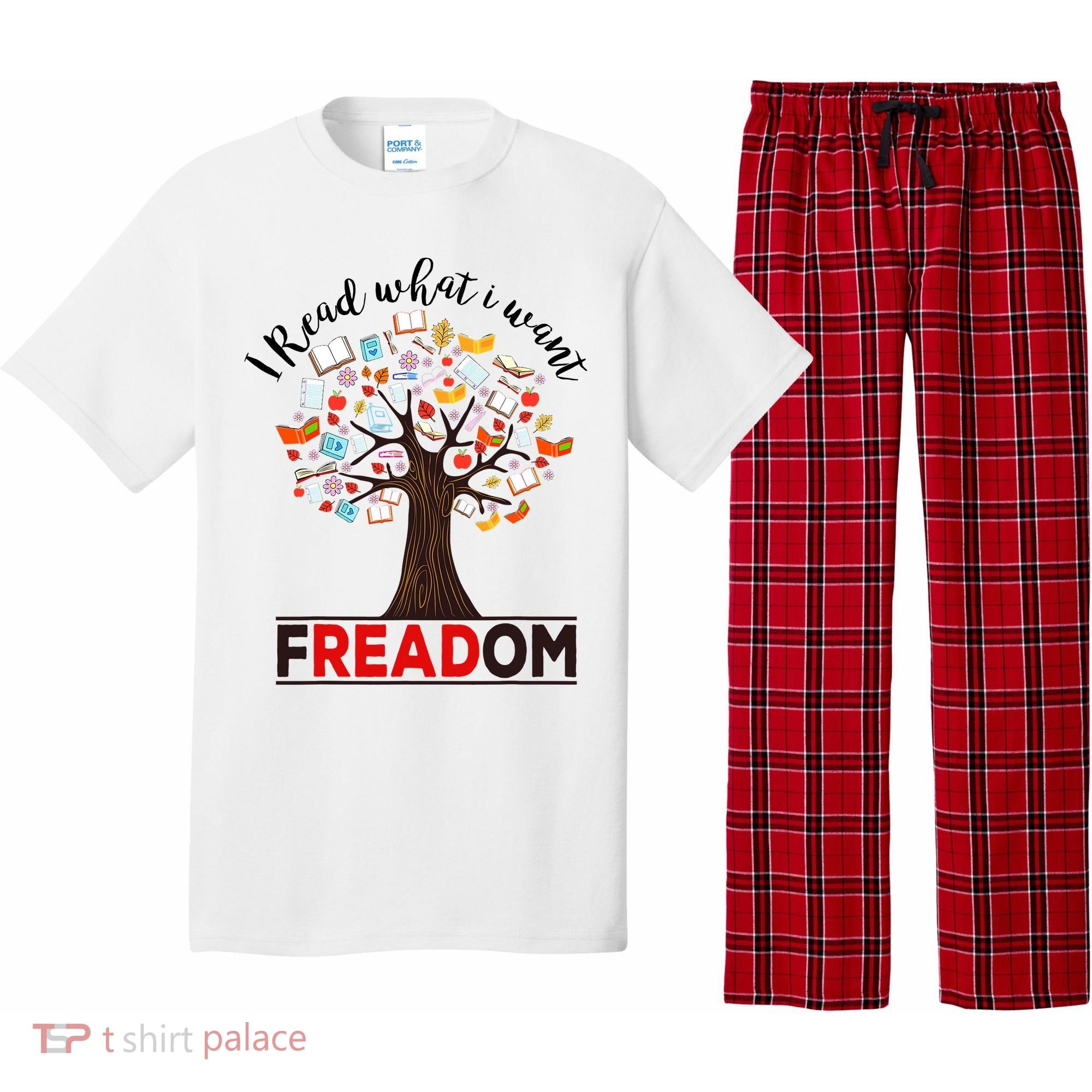 I Read What I Want Banned Books Week Librarian Pajama Set