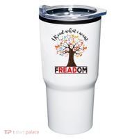 I Read What I Want Banned Books Week Librarian Tumbler thumb 0