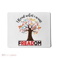I Read What I Want Banned Books Week Librarian Mousepad thumb 0