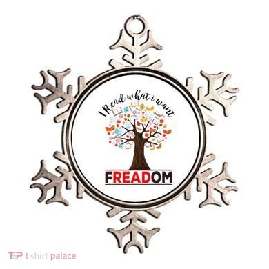I Read What I Want Banned Books Week Librarian Ornament