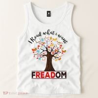 I Read What I Want Banned Books Week Librarian Tank Top thumb 2