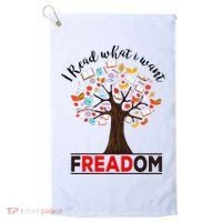I Read What I Want Banned Books Week Librarian Golf Towel thumb 0