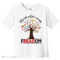 I Read What I Want Banned Books Week Librarian Toddler T-Shirt thumb 0