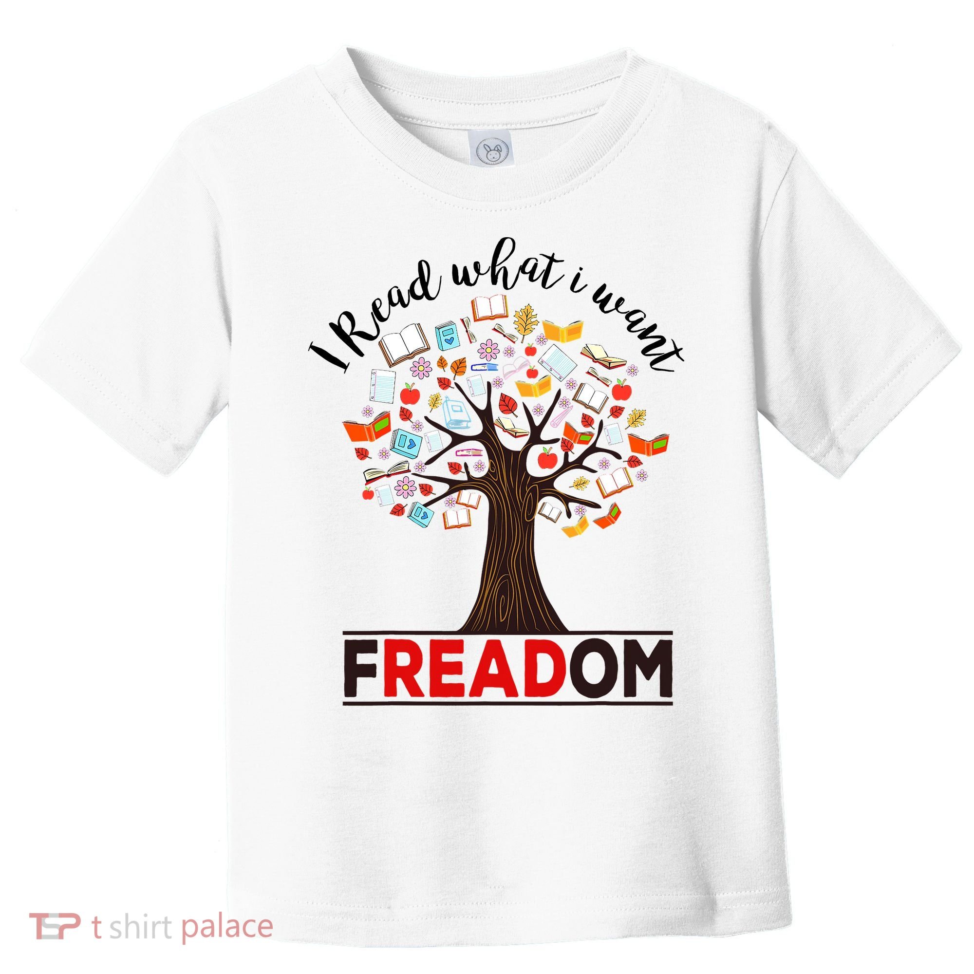 I Read What I Want Banned Books Week Librarian Toddler T-Shirt