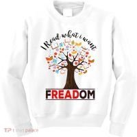 I Read What I Want Banned Books Week Librarian Kids Sweatshirt thumb 0