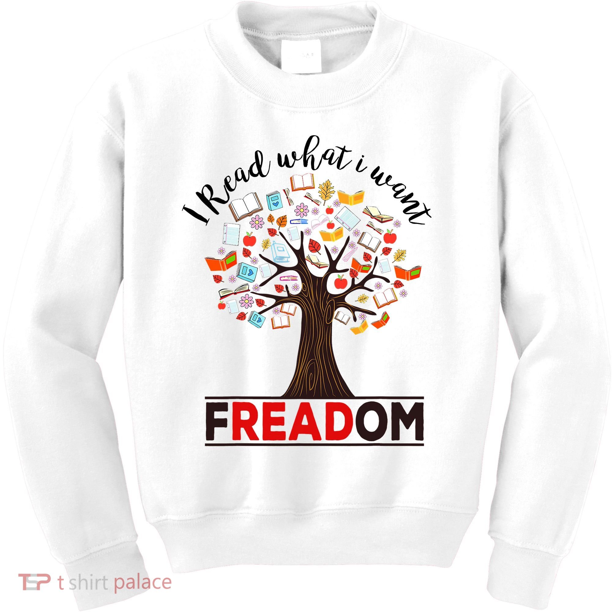 I Read What I Want Banned Books Week Librarian Kids Sweatshirt