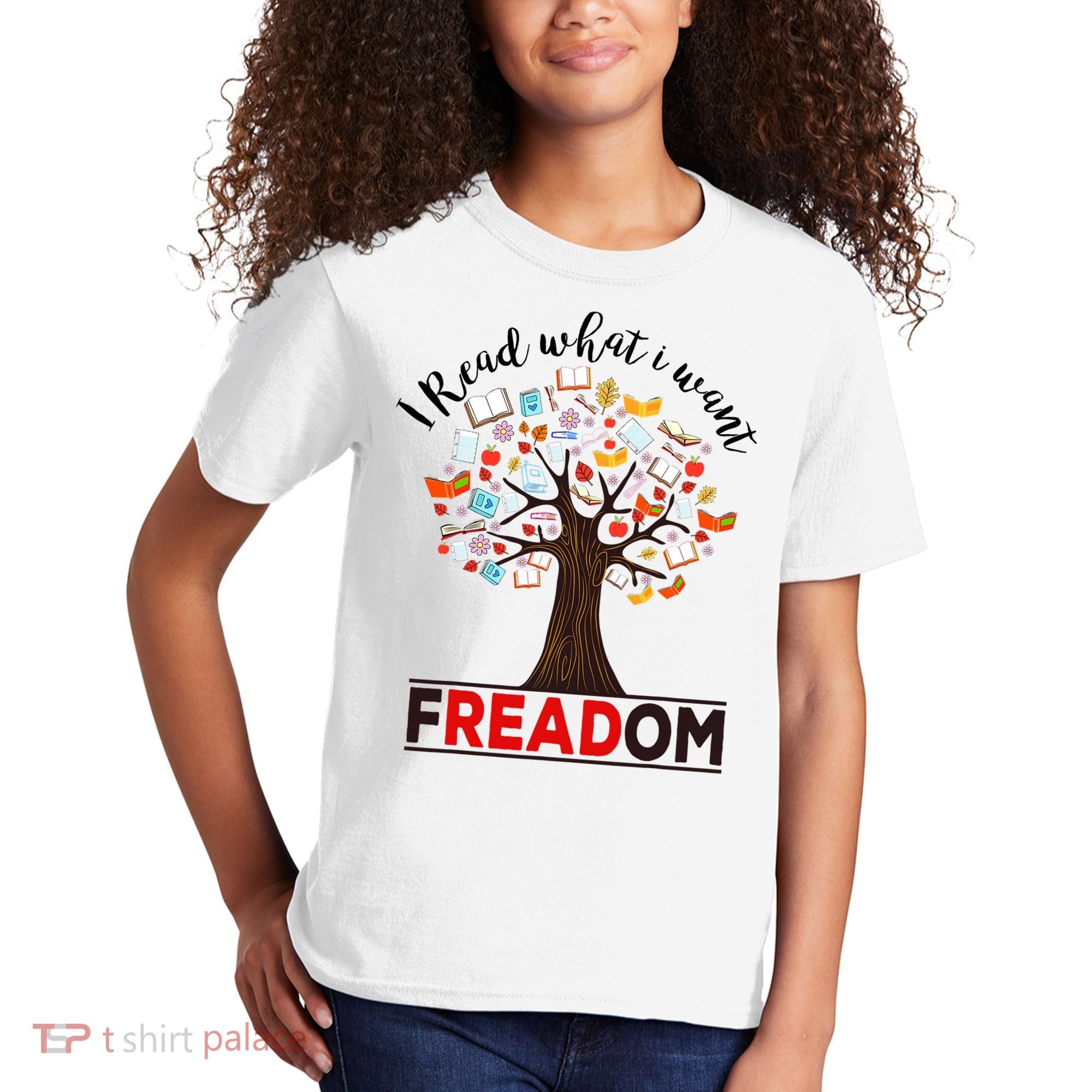I Read What I Want Banned Books Week Librarian Kids T-Shirt