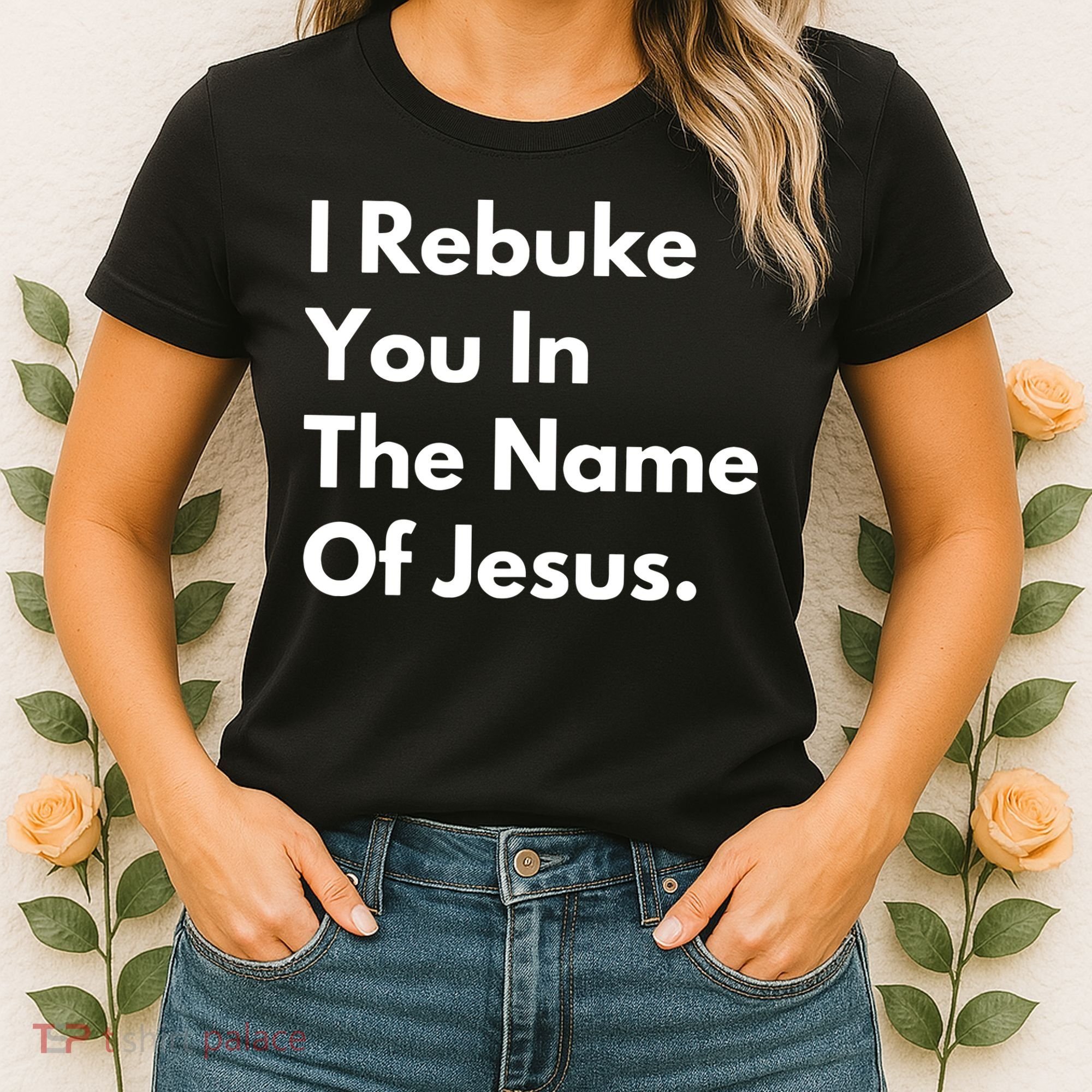 I Rebuke You In The Name Of Jesus Women's T-Shirt