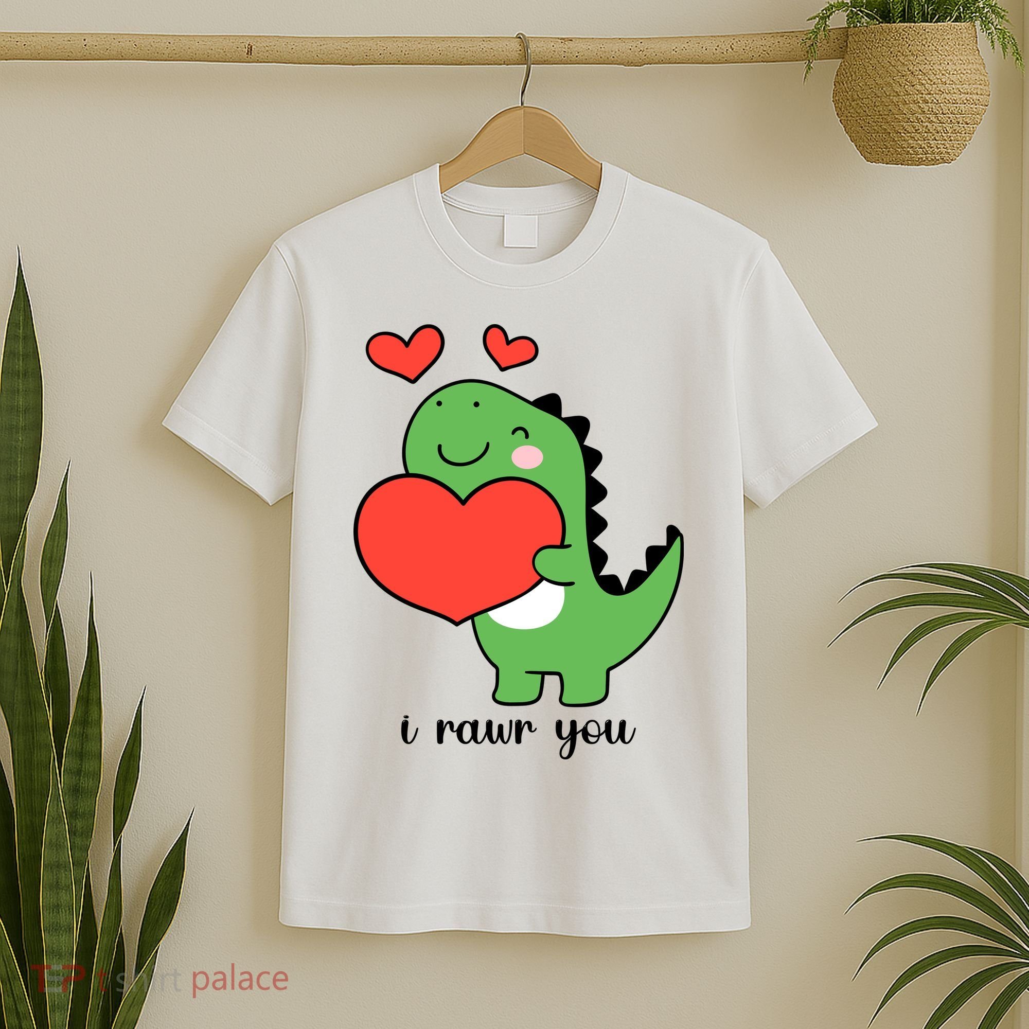I Rawr You Cute Dinosaur Love Valentines Day T-Shirt