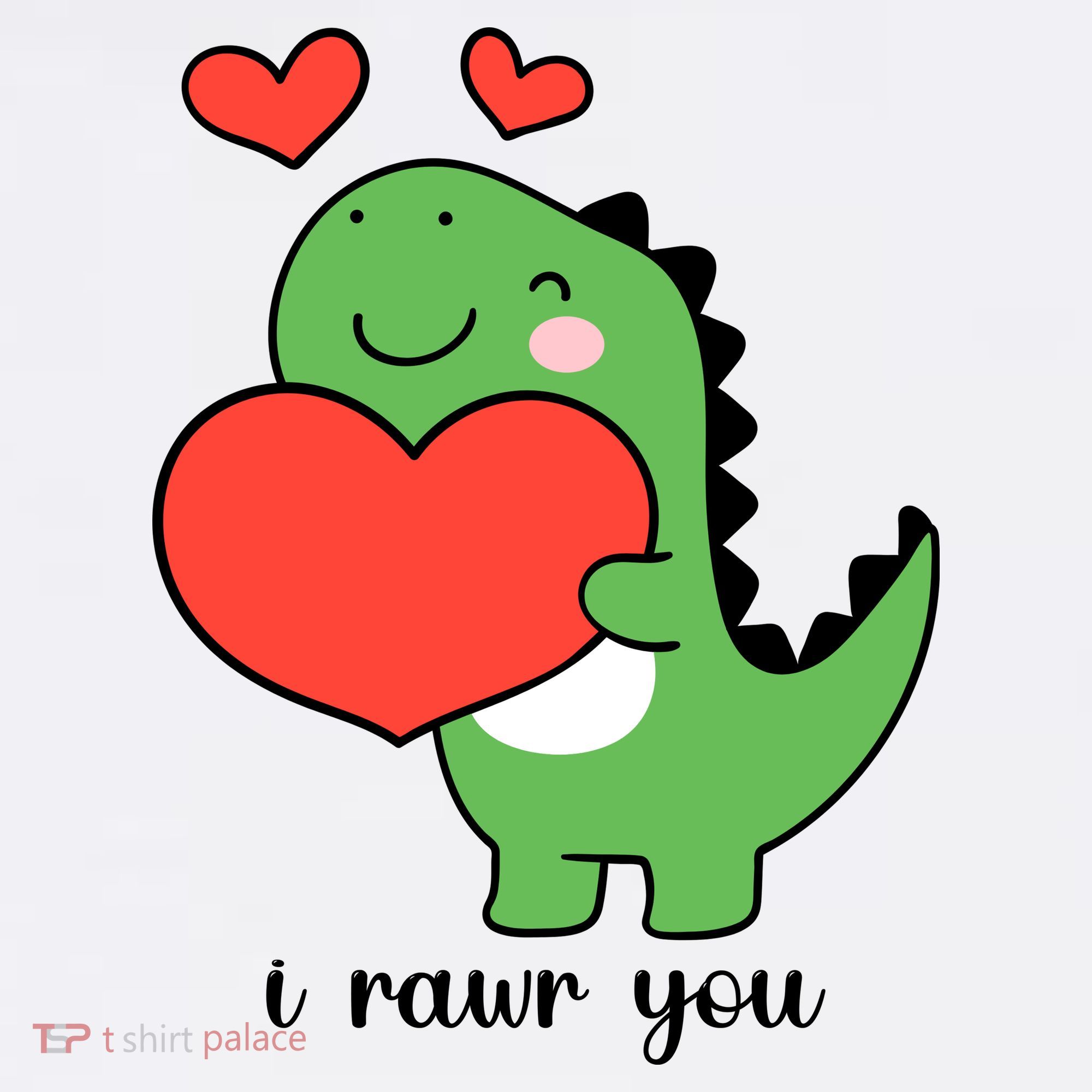 I Rawr You Cute Dinosaur Love Valentines Day Women's Tank Top