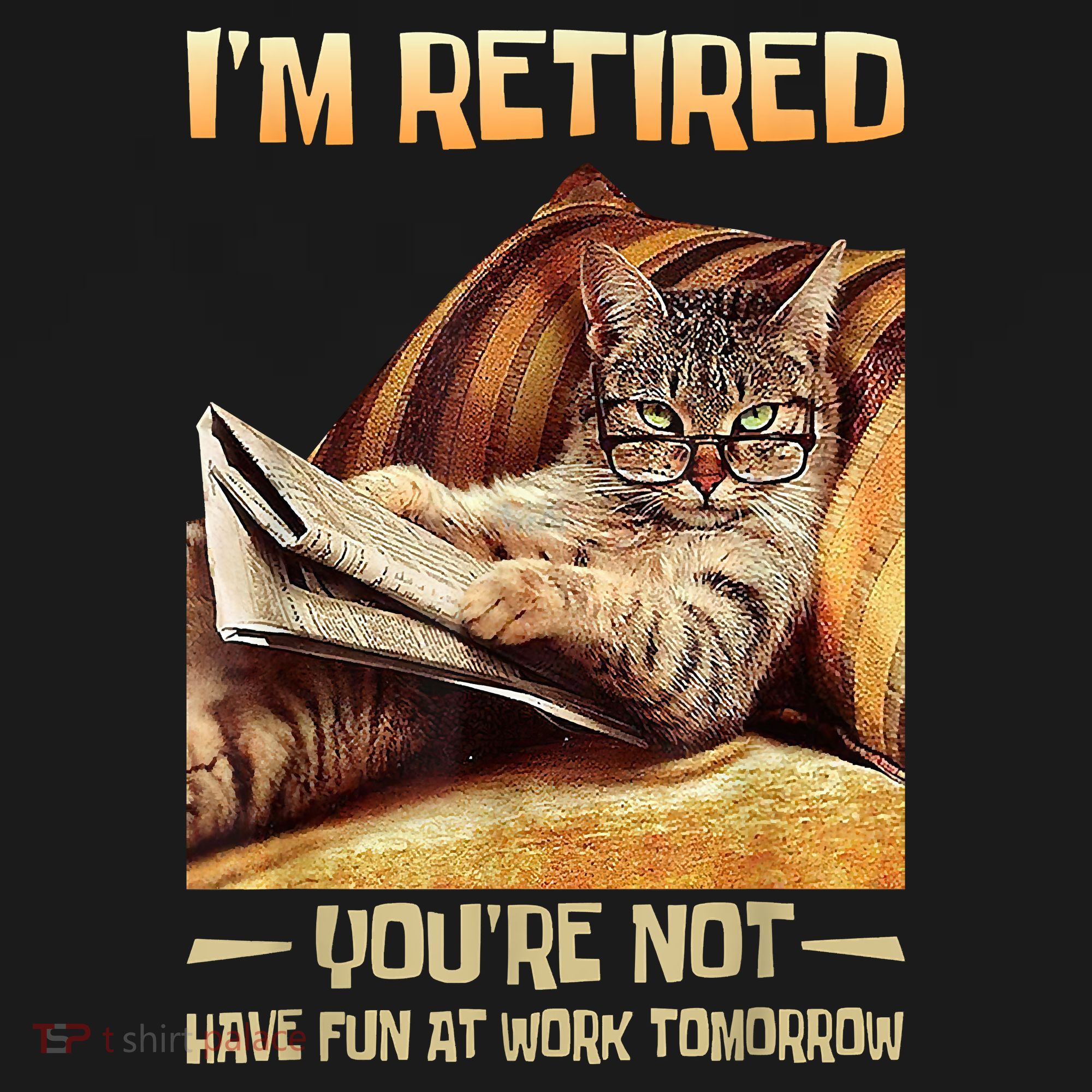 I'm Retired You're Not Have Fun At Work Tomorrow Funny Cat Women's Hoodie