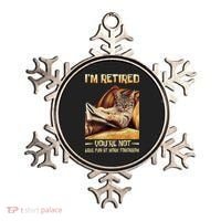 I'm Retired You're Not Have Fun At Work Tomorrow Funny Cat Ornament thumb 0
